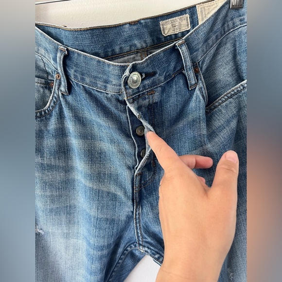 All Saints Men’s Vidal Cigarette Skinny Fit  Blue Denim Jeans Size W33 x L32 - Picture 4 of 12